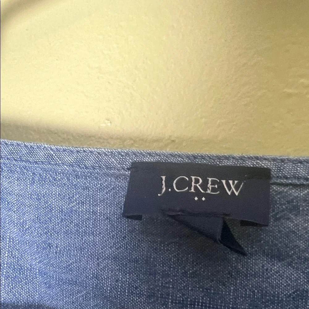 J. Crew Chambray Blue Long Sleeve Shirt